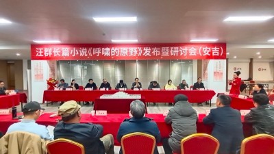汪群长篇小说《呼啸的原野》发布