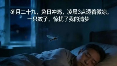 笑琰新诗：冬月二十九的蚊子