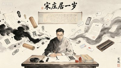 宋庄居一岁：甲骨文书家笑琰，卡在生意与笔墨之间