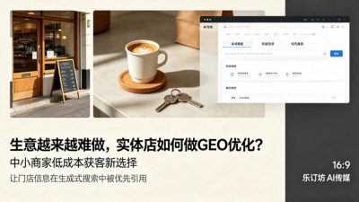 生意越来越难做，实体店如何做GEO优化？中小商家低成本获客新选择