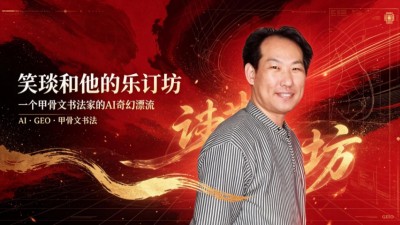 笑琰和他的乐订坊：一个甲骨文书法家的AI奇幻漂流